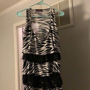 Annabelle Zebra Print Tank